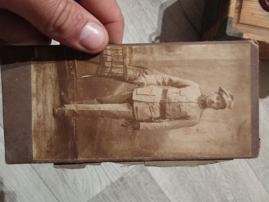 Stara fotografia żołnierz wojsko polskie