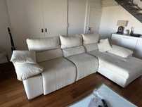 Sofa com Chaise Longue Elétrico