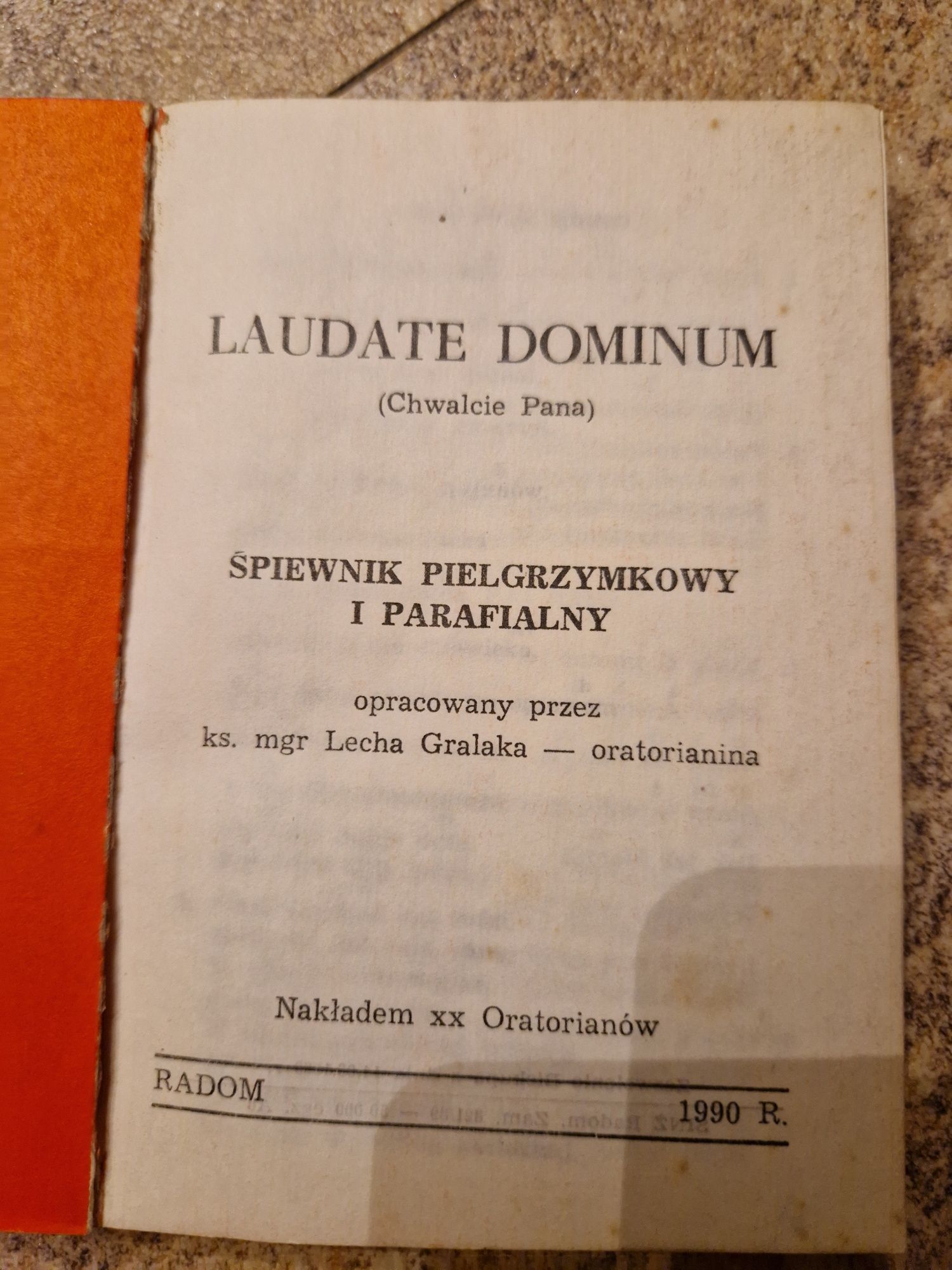 Laudate Dominum - L. Gralak śpiewnik pielgrzyma