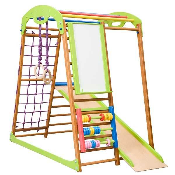 Дитячий спортивний комплекс для дому BabyWood Plus бук