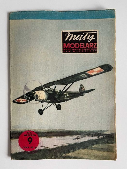 mały Modelarz 1983 nr 9 - samolot szkolno-łącznikowy RWD-8 PWS