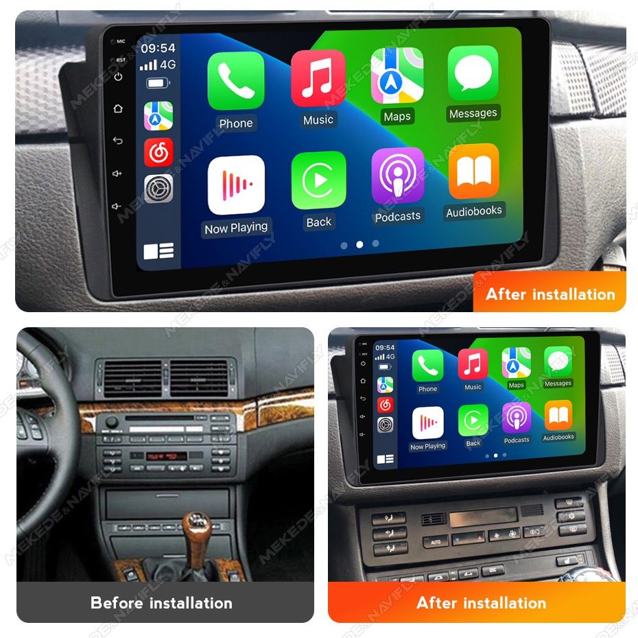 Radio Nawigacja ANDROID 13 BMW E46 Androidauto Carpley 2GB/32