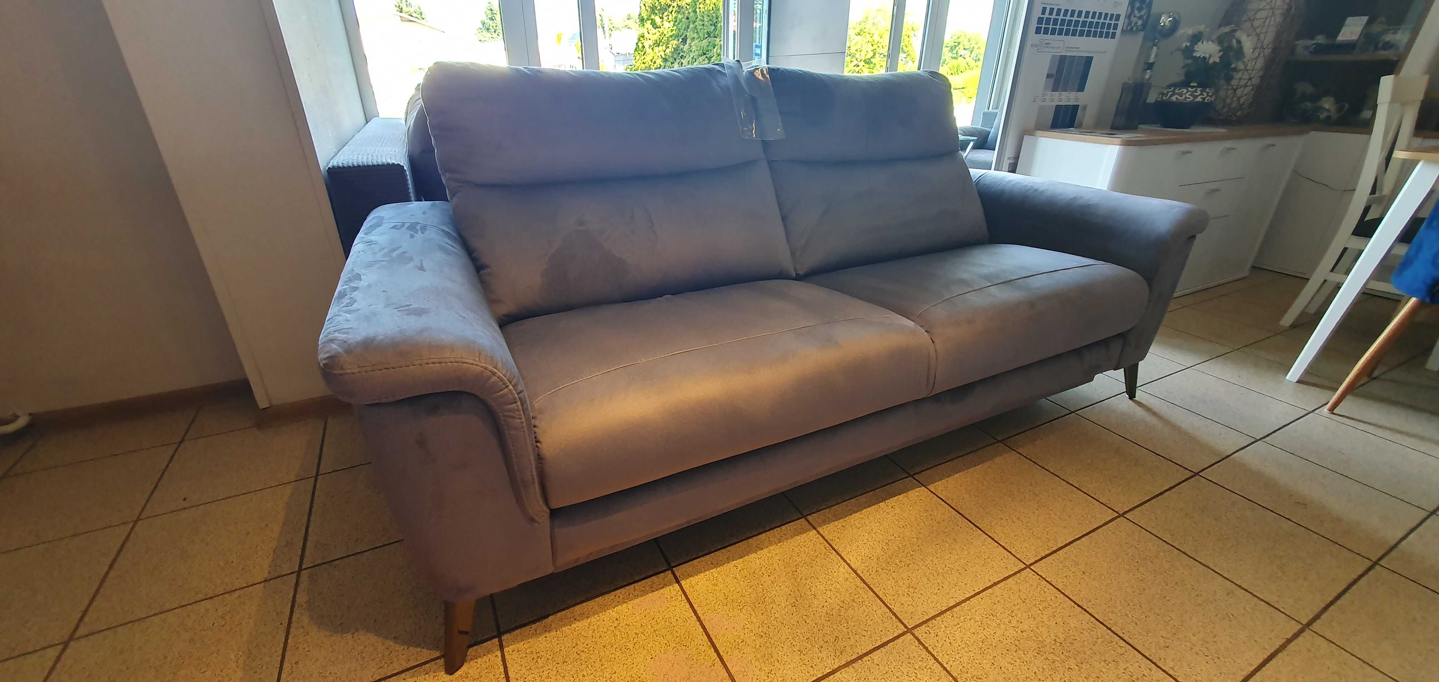 Komfortowa sofa VERBENA -30%  Vero spanie na materacu bordowa