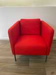 Cadeira Poltrona IKEA EKERÖ Skiftebo laranja vermelho (por usar)