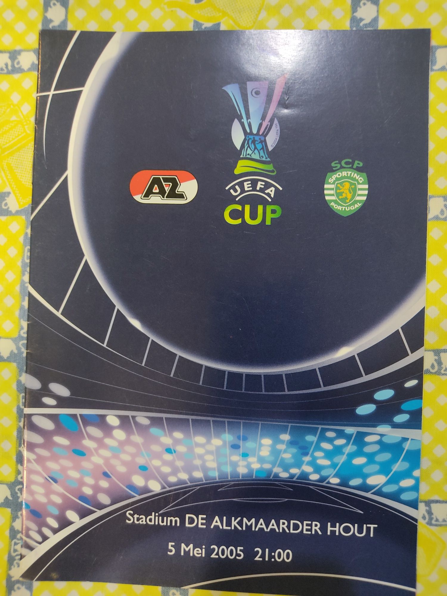 Programa AZ Alkmaar Sporting UEFA 2004/05