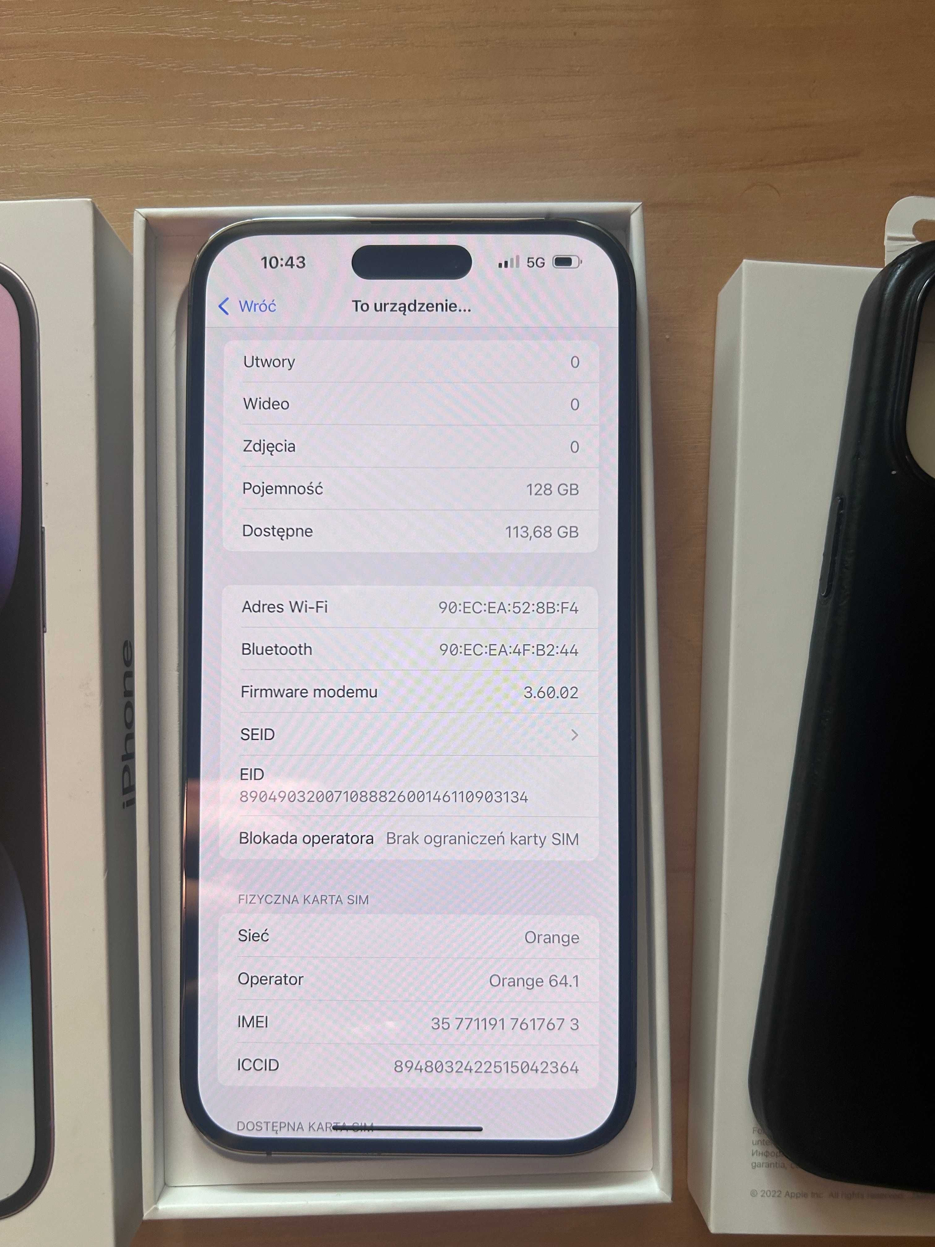 Iphone 14 pro max 128GB Fioletowy kondycja 86% stan bardzo dobry