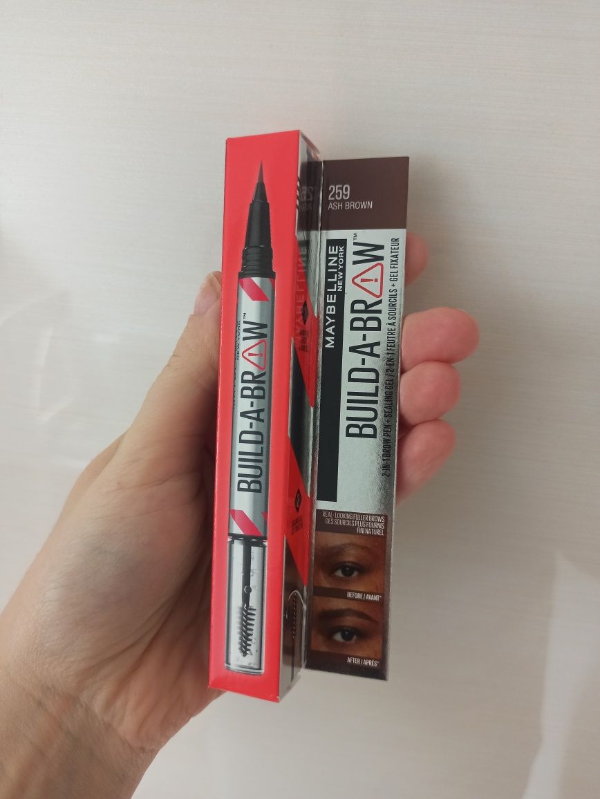 Build a brow maybelline do brwi ash brown 259 NOWY