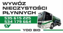 Wywóz nieczystości płynnych z szamb i przydomowych oczyszczalni.