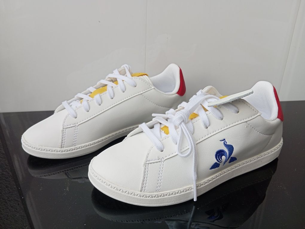 R. 35 Nowe Damskie buty sportowe Le coq sportif białe White