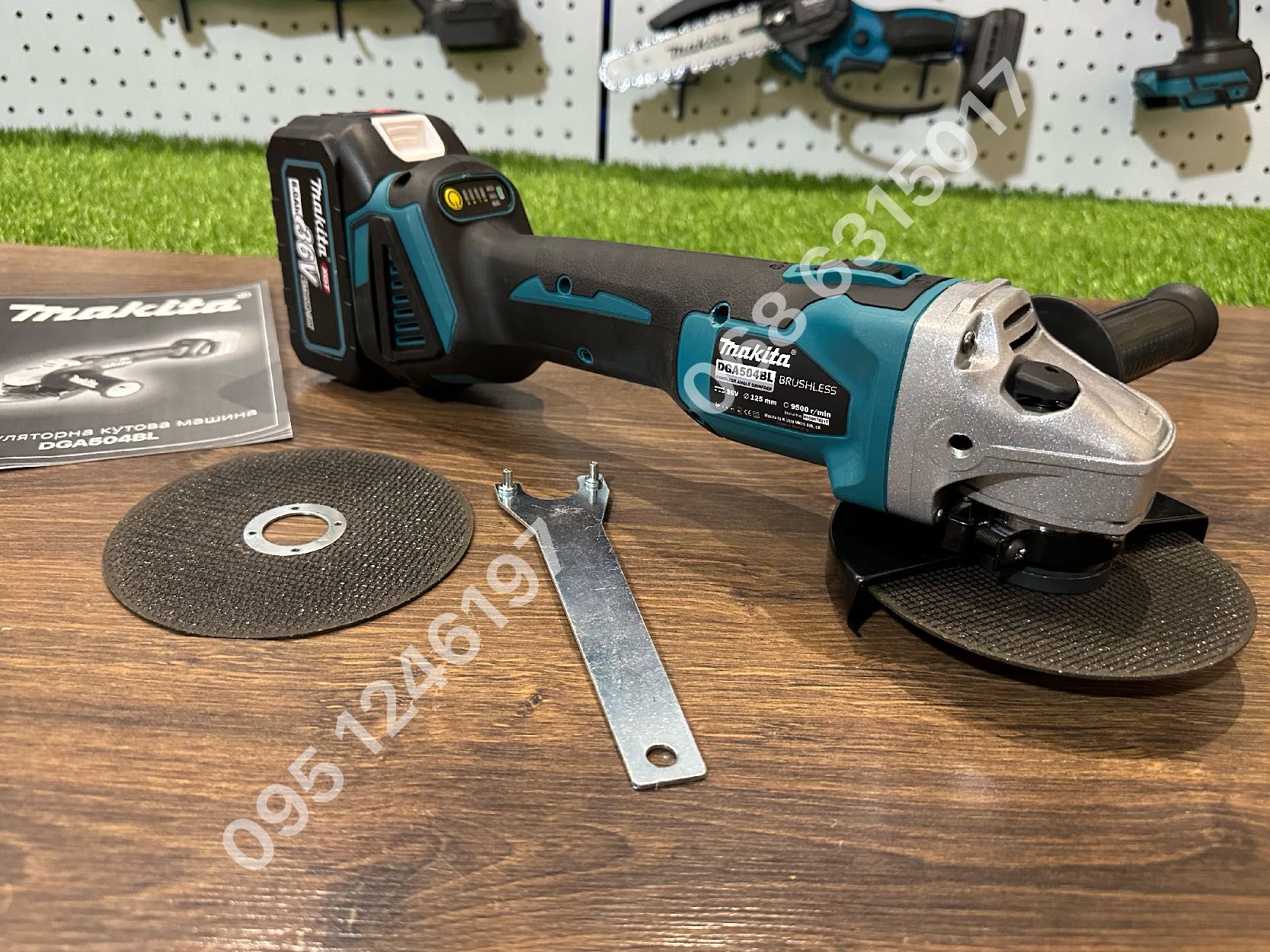 Набор 2/1 Makita Болгарка DGA511BL + Гайковерт DTW500BL с акб 36V 8Ah