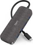 TSUPY Hub USB C owinięty tkaniną 10 w 1 typ C Dongle