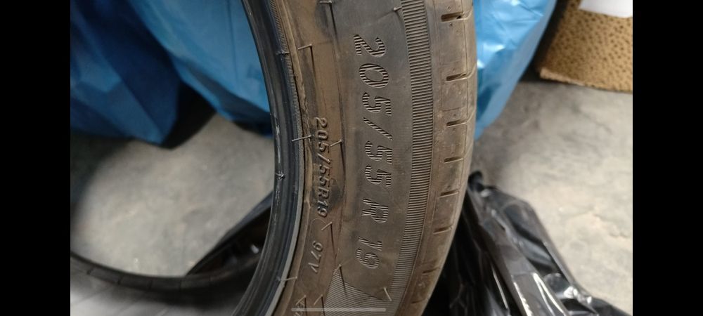Nowe opony Michelin 205/55/19 z 2025roku