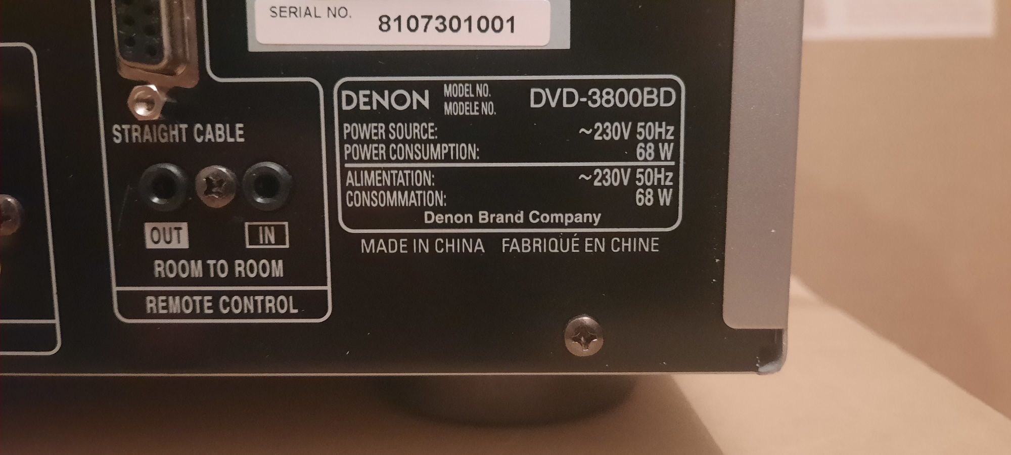 denon dvd 3800 bd