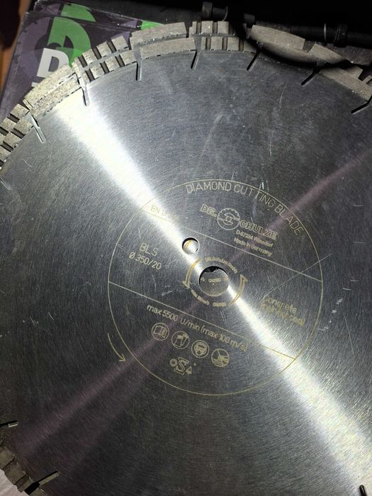 Знижка! Круг алмазний 350мм по бетону з Німеччини, не distar hilti.