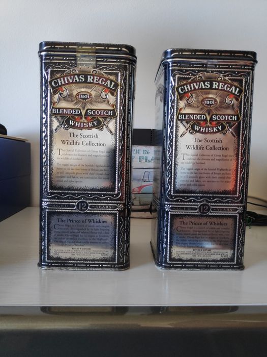 Caixas whisky Chivas Regal (coleção)