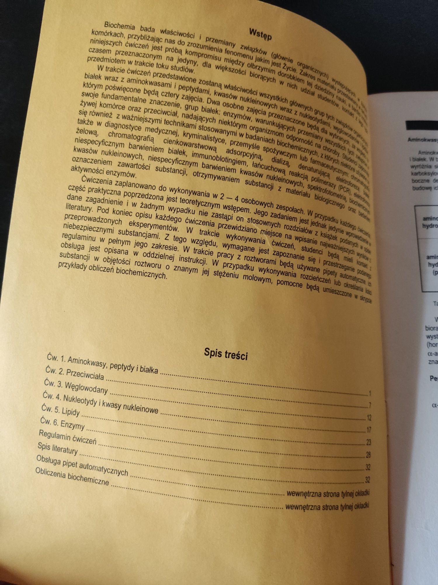 Biochemia - Podstawy biochemii dla ochrony środowiska