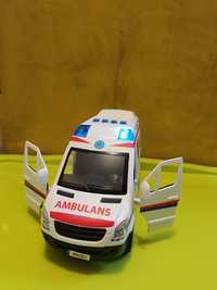 Jak nowy! Karetka ambulans dźwięk światła. Dzień Dziecka