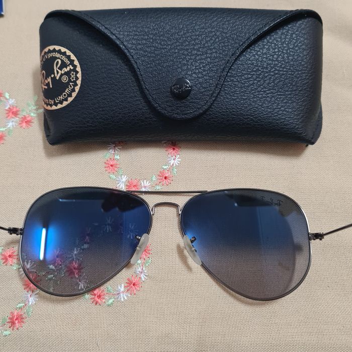 Oculos ray ban aviator polarized 62mm