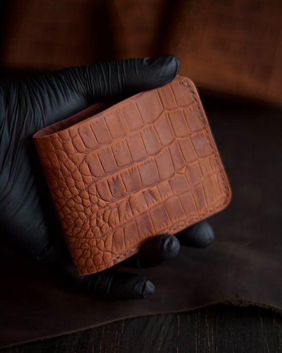 Міні гаманець шкіряний чоловічий. Кошелек мужской кожаний портмоне