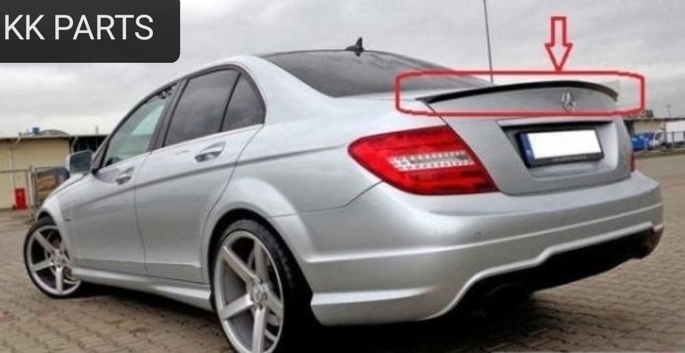 LIP SPOILER AILERON Pala Aba LÂMINA MERCEDES-BENZ C63 AMG W204 NOVO