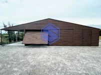 Garaż drewnopodobny blaszany 12x6m garaz hala wiata (13x5 14x8 15x10)