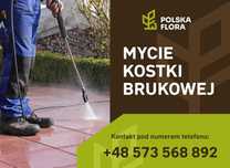 Mycie kostki brukowej