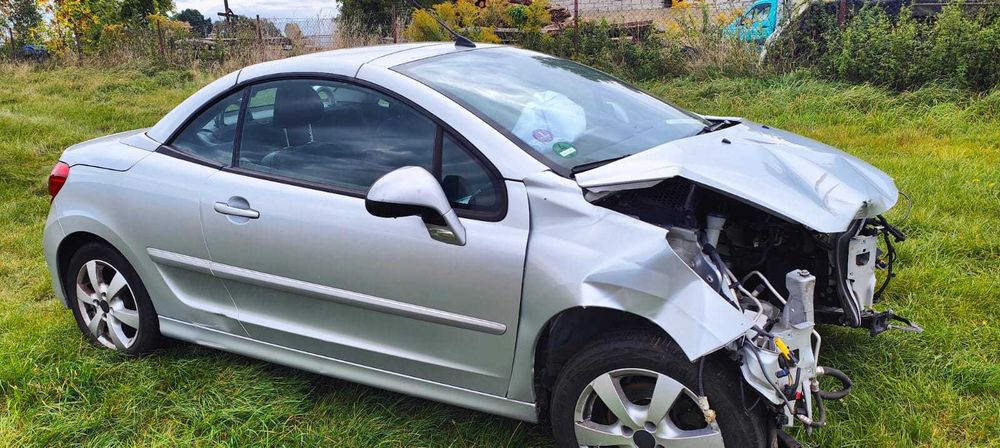 Peuget 207 Kabrio uszkodzony 2009 rok