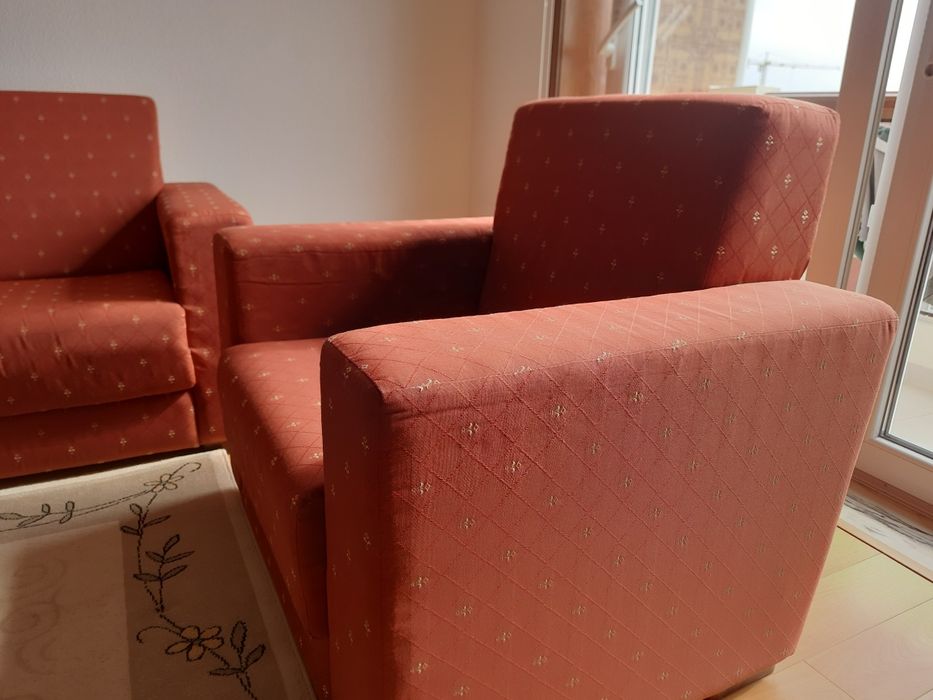 2 Poltronas vintage com capa