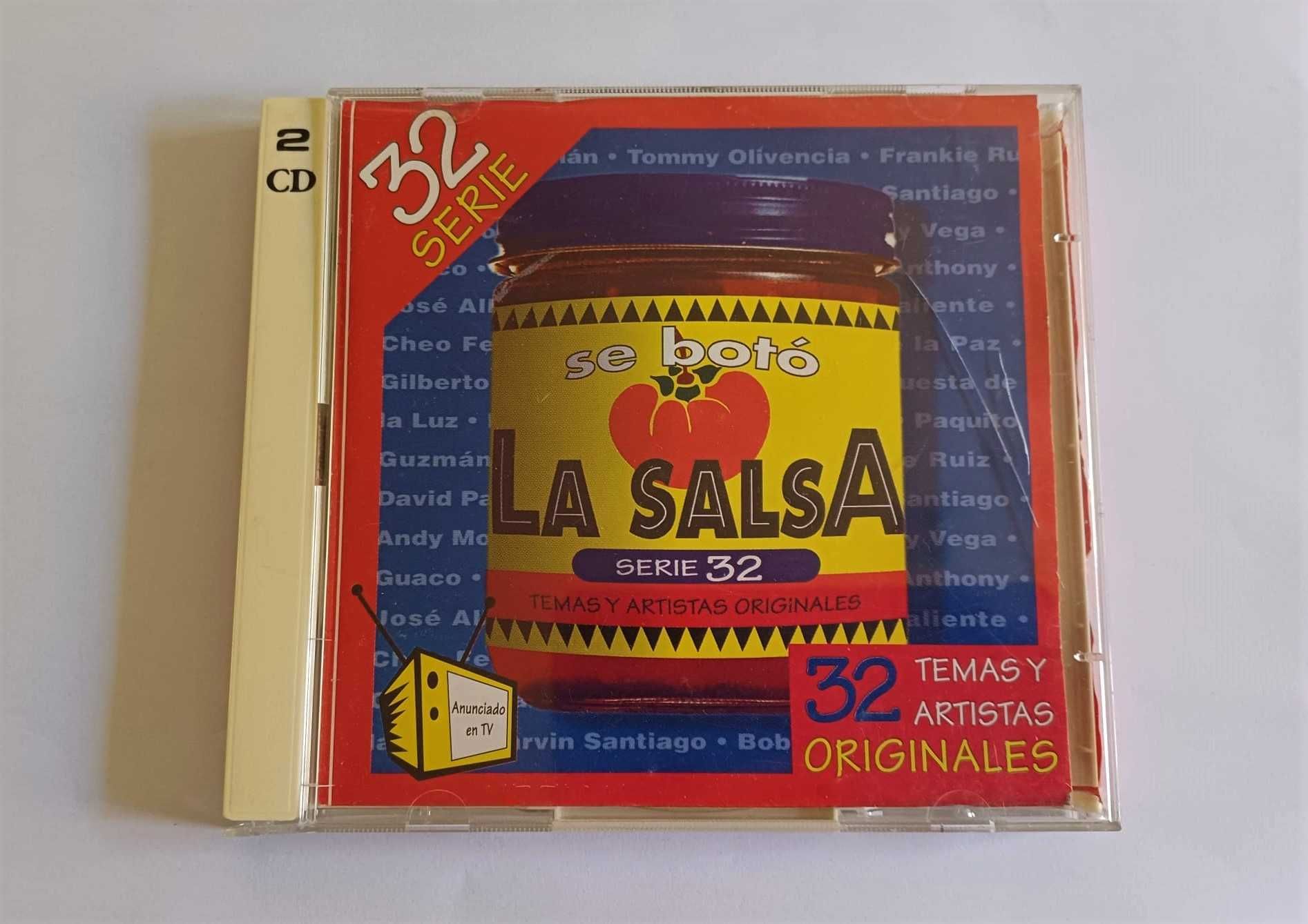 CD duplo - Se botó La Salsa, 32 temas y artistas originales, serie 32