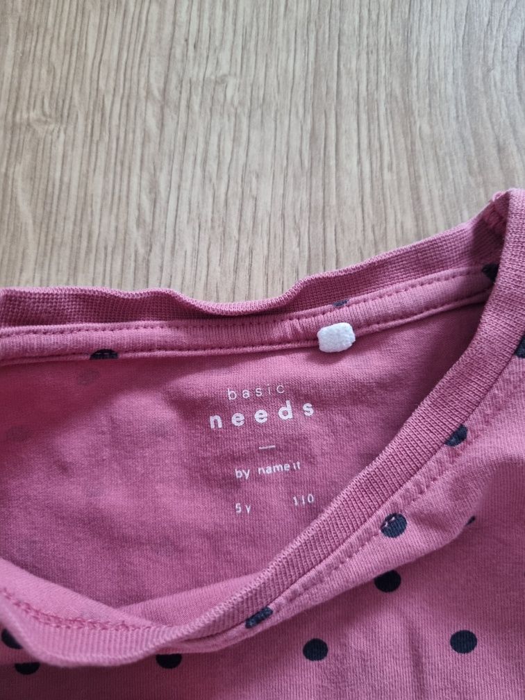 6. Name it! Bluzka z długim rękawem i falbanką r. 110
