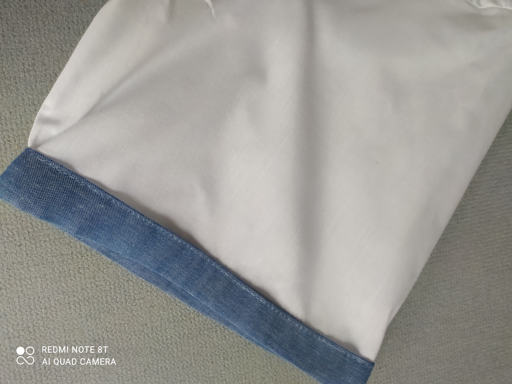 Koszula z krótkim rękawem biała SMOG Slim fit r. XL