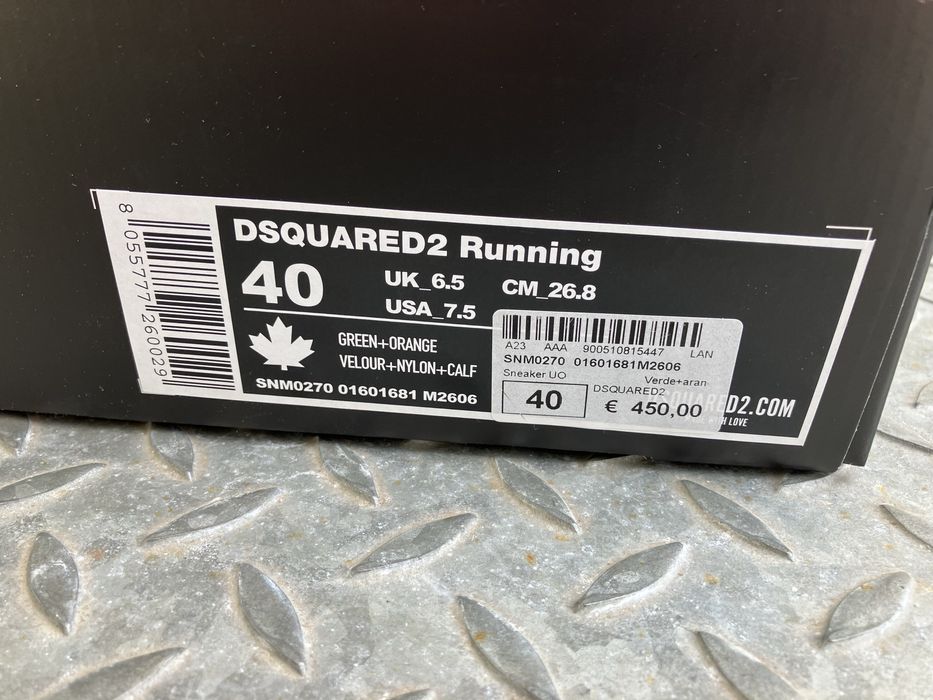 Dsquared2 oryginalne włoskie sneakersy buty meskie roz.40 Nowe