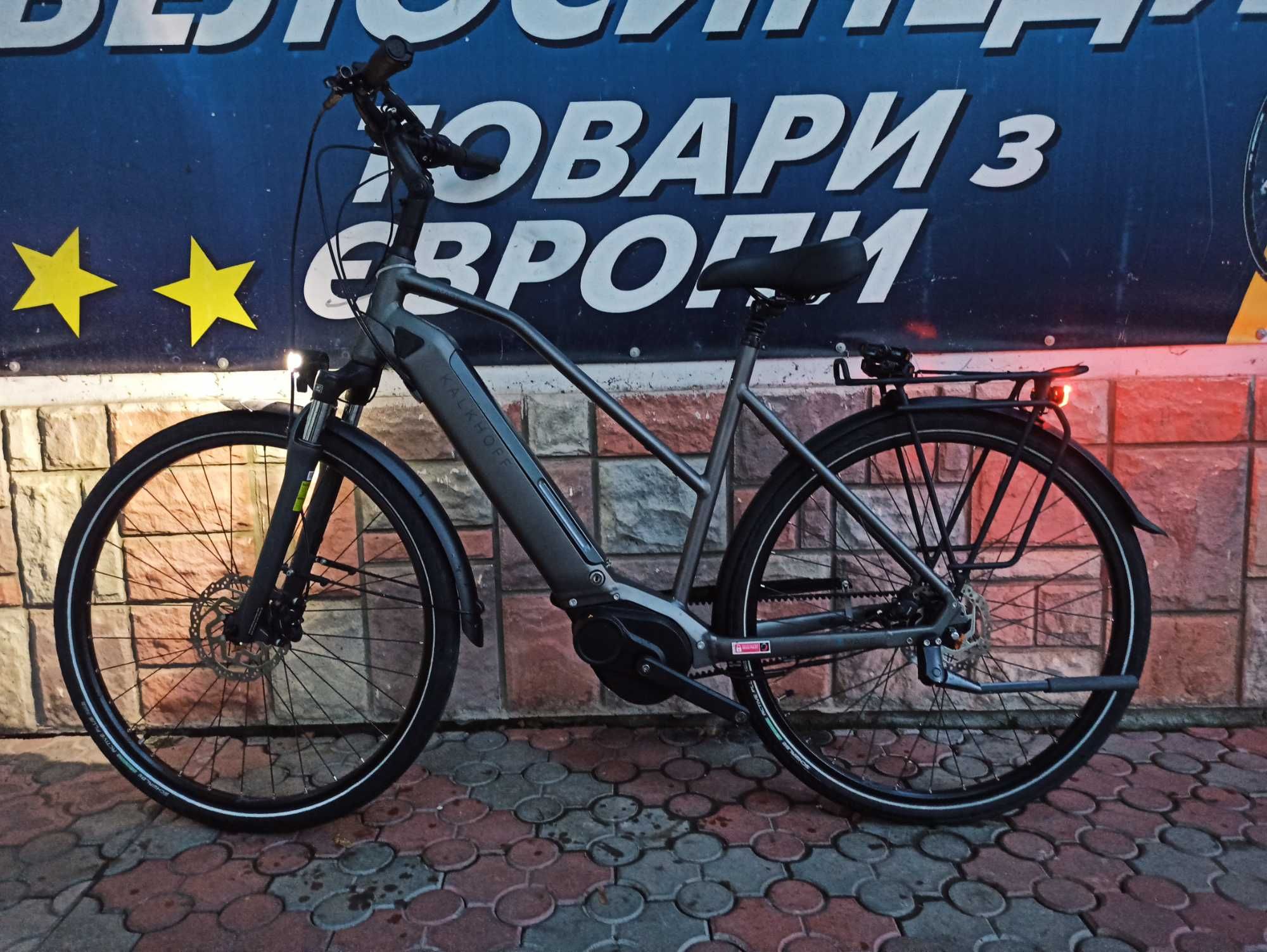 ЕлектроВелосипед KALKHOFF/ремінь/Німеччина/гідравліка/планітарка