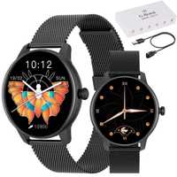 Smartwatch SW020 - Czarny + Spot 18mm - Czarny