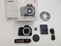 .Aparat Canon 200D body - 32GB - 10 tys. zdjęć - jak nowy