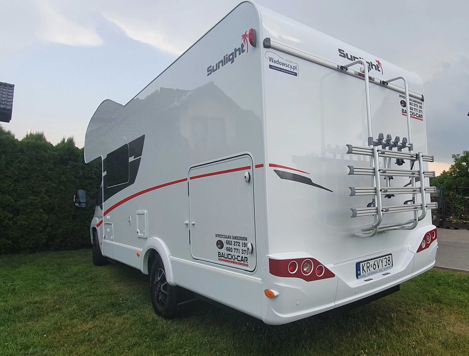 Wynajem kampera, kamper na wakacje Ducato Sunlight Capron A70 2021r