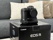 Canon R + Grip Canon + adaptador ef-rf