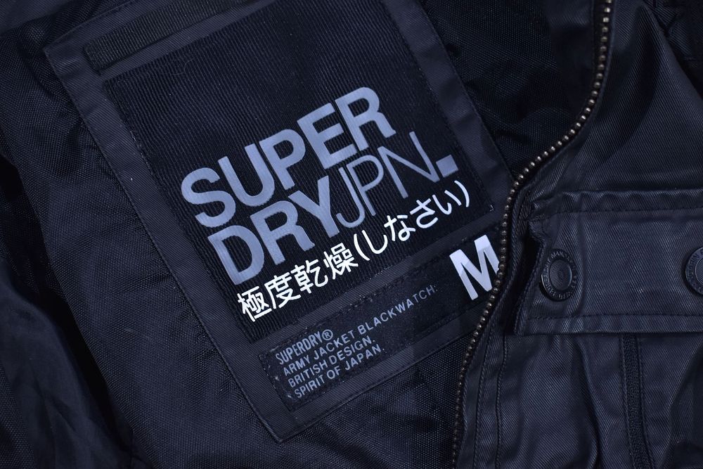 Superdry Blackwaych Woskowana Kurtka Damska / M