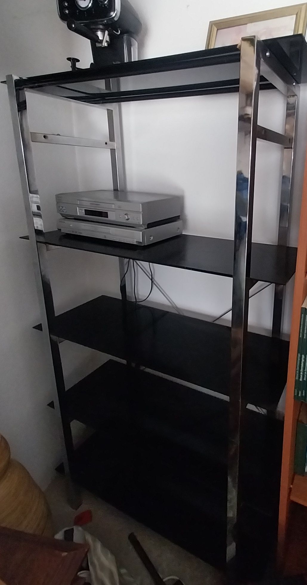 Estante em vidro