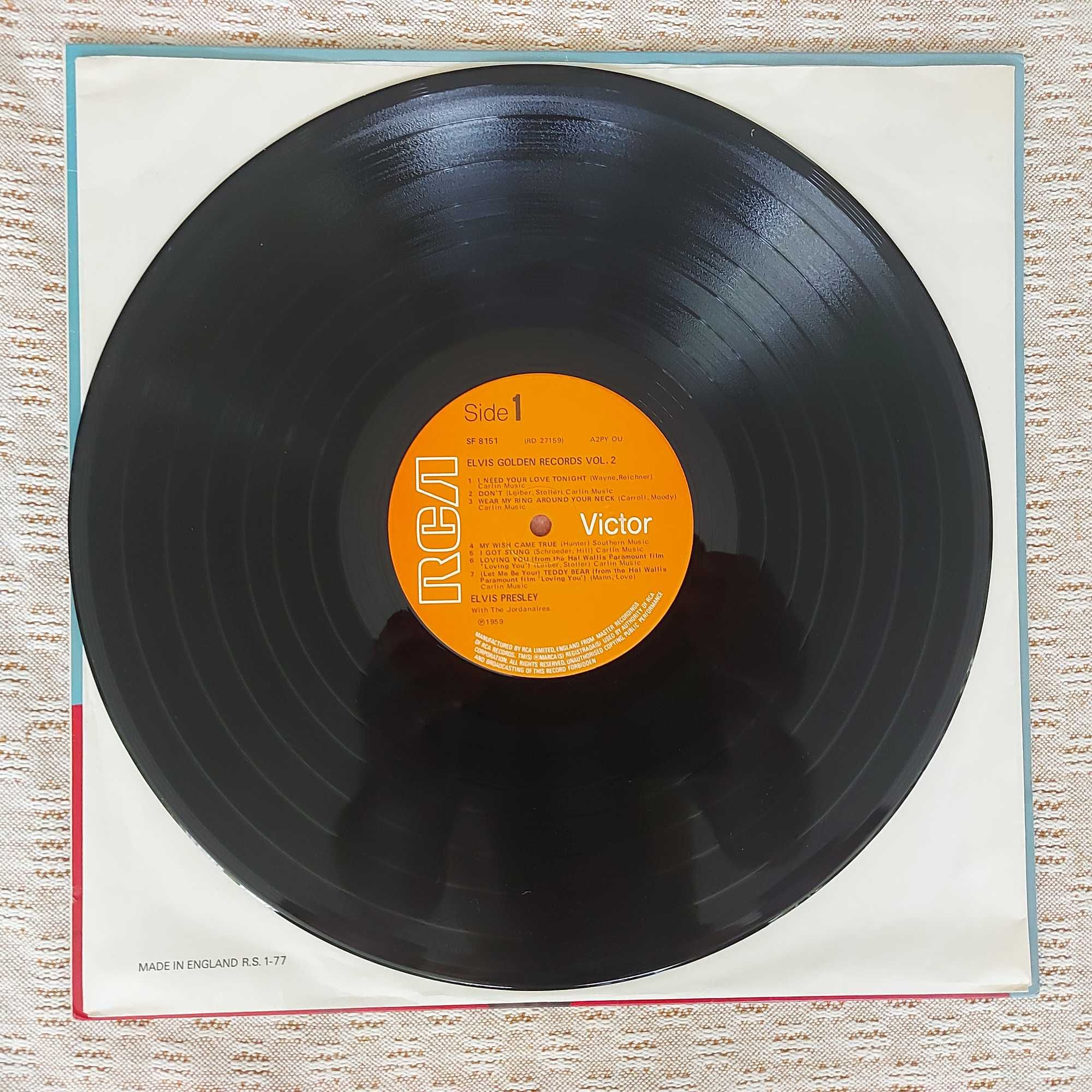 Elvis Presley ‎Elvis Golden Records Vol. 2  1975 UK (NM/EX+)
