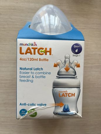 Бутылочка пластик Munchkin Latch, 120 мл, 0м+