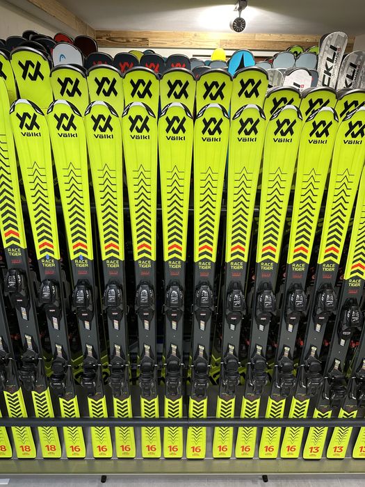 Narty zjazdowe Völkl Racetiger Jr Yellow 130cm 140 cm 150 cm 160 cm