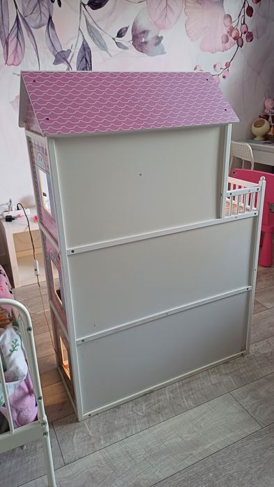 Domek dla lalek xxxxl bardzo duży z dodatkowym oświetleniem LED