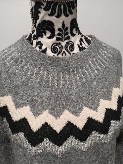 Lekki sweterek oversize 3% alpaka 36-40