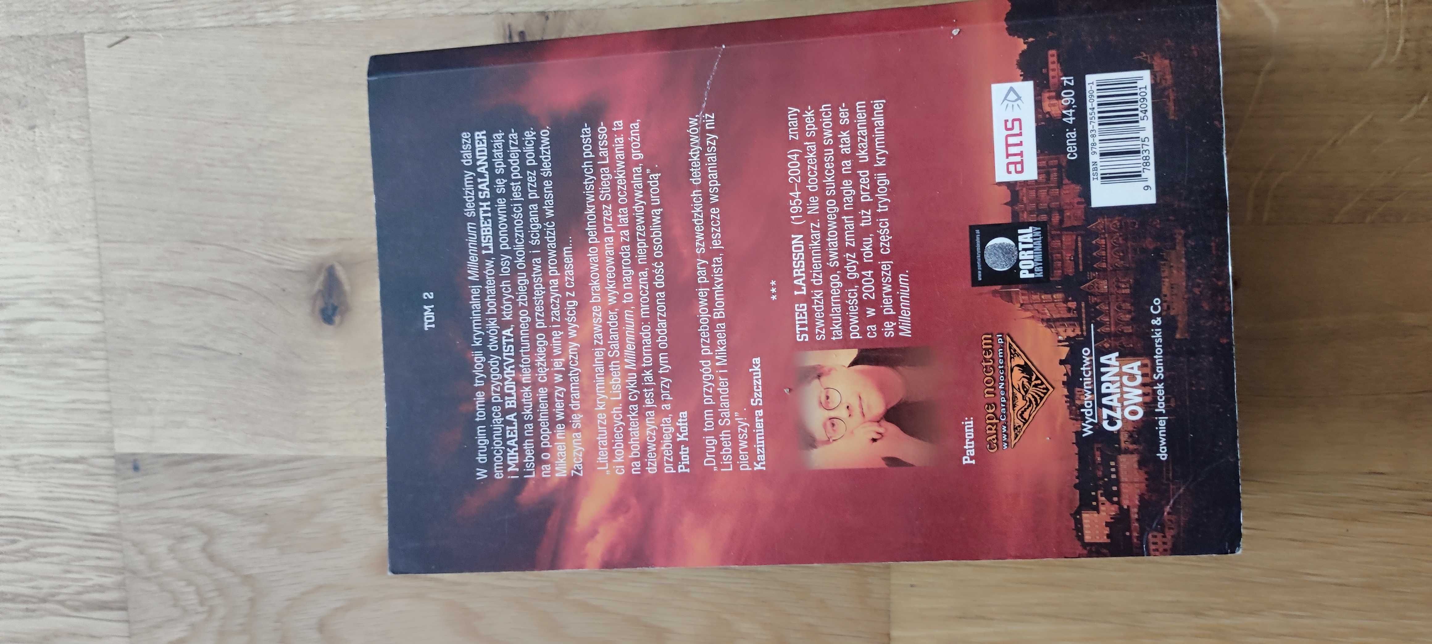 Stieg Larsson Dziewczyna, która igrała z ogniem Millenium