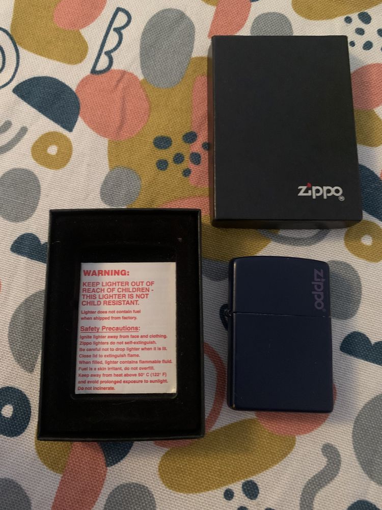 Isqueiro zippo deep blue