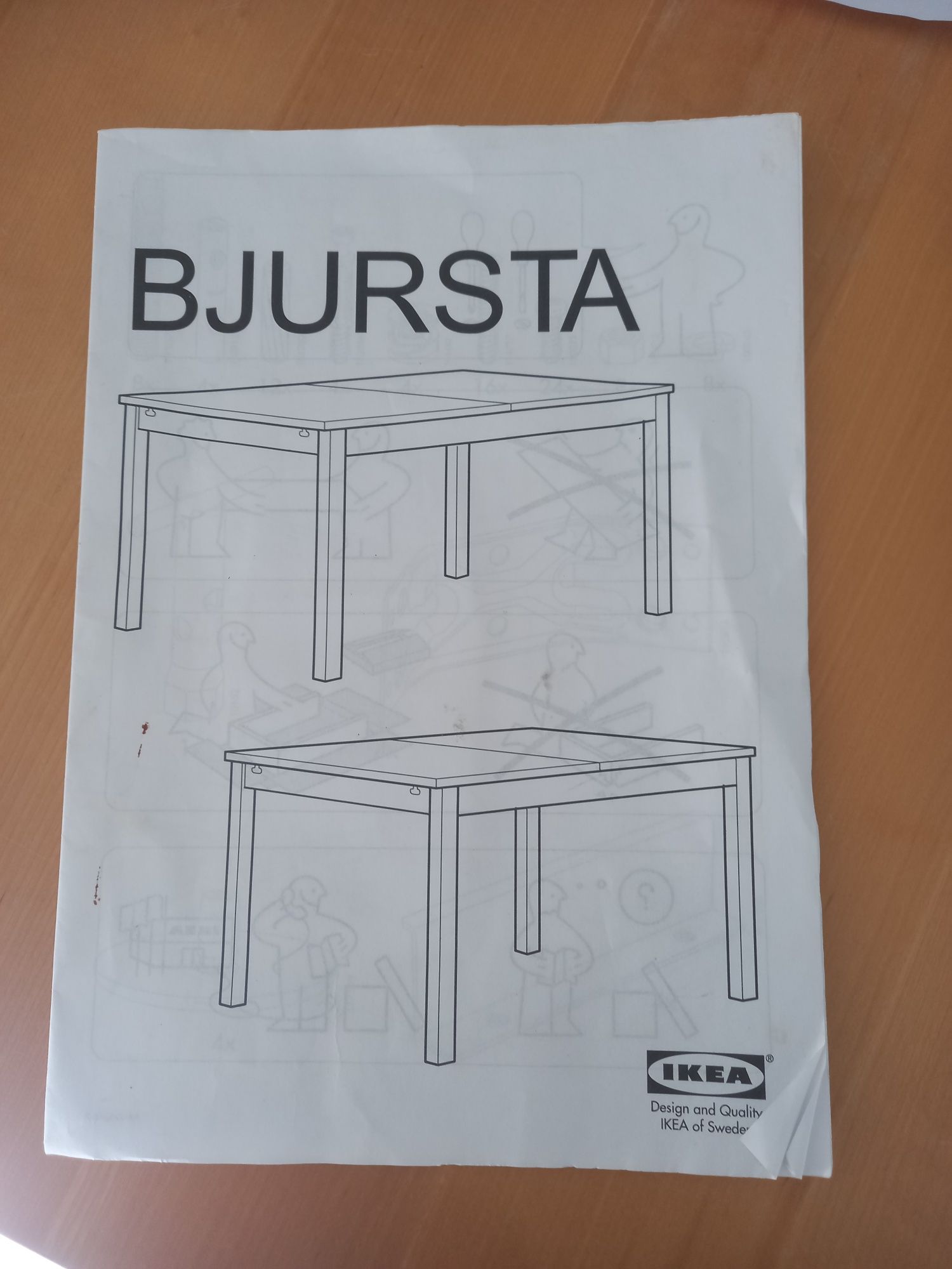 Mesa extensível  Ikea BJURSTA