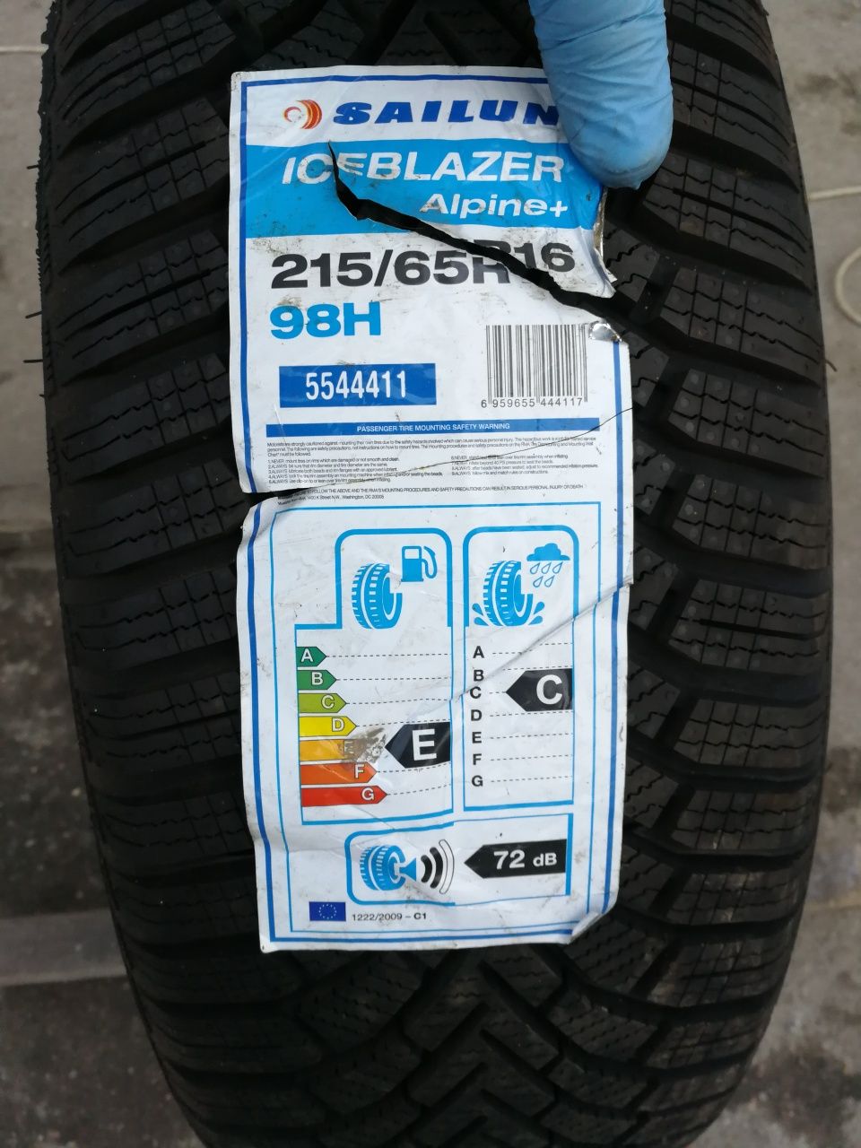 Opona zimowa Sailun IceBlazer Alpine+ 215/65R16 1szt Nowa !!!