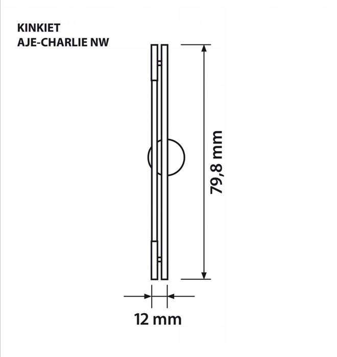 Lampa ścienna LED Activejet AJE-CHARLIE NW barwa neutralna