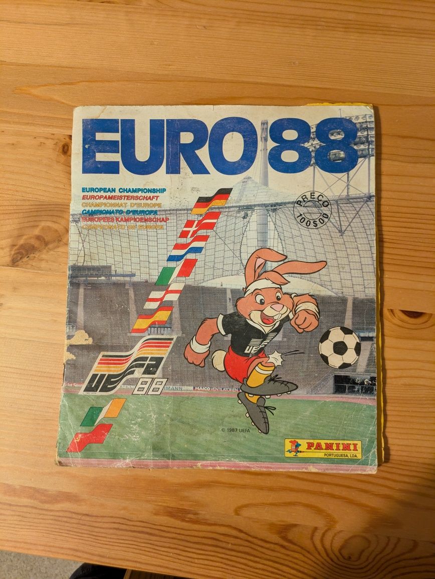 Caderneta euro 88 completa